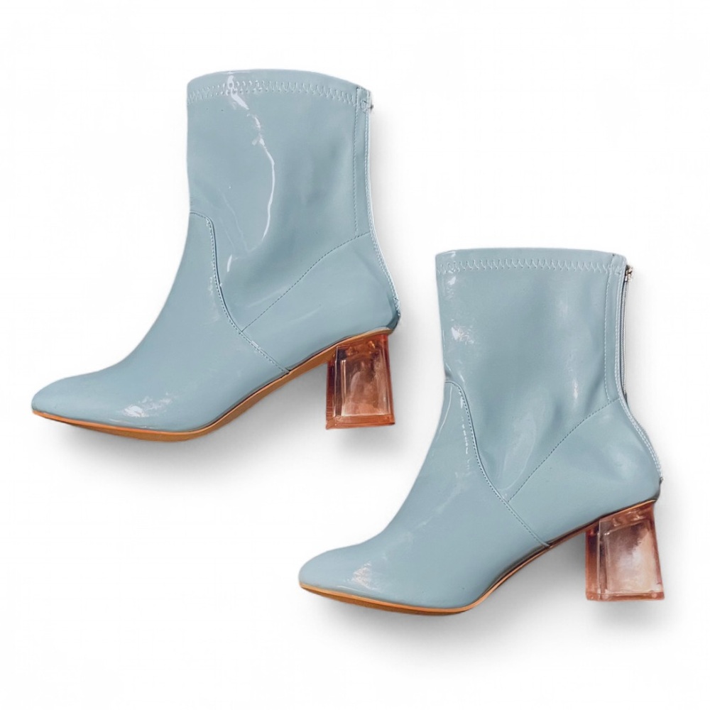 • Eveline Nunes • Sky Blue Heeled Boots